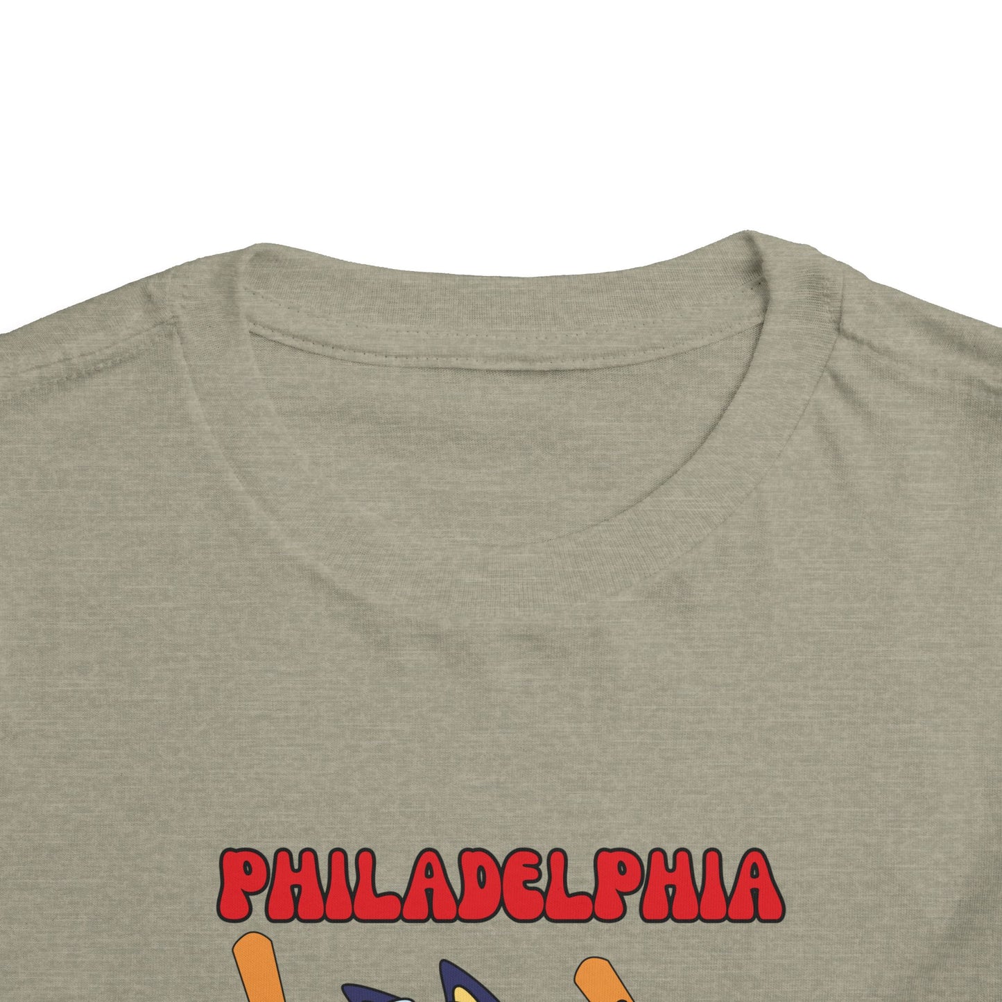 Toddler Bluey Design Philadelphia Phillies - Inspired T-Shirt