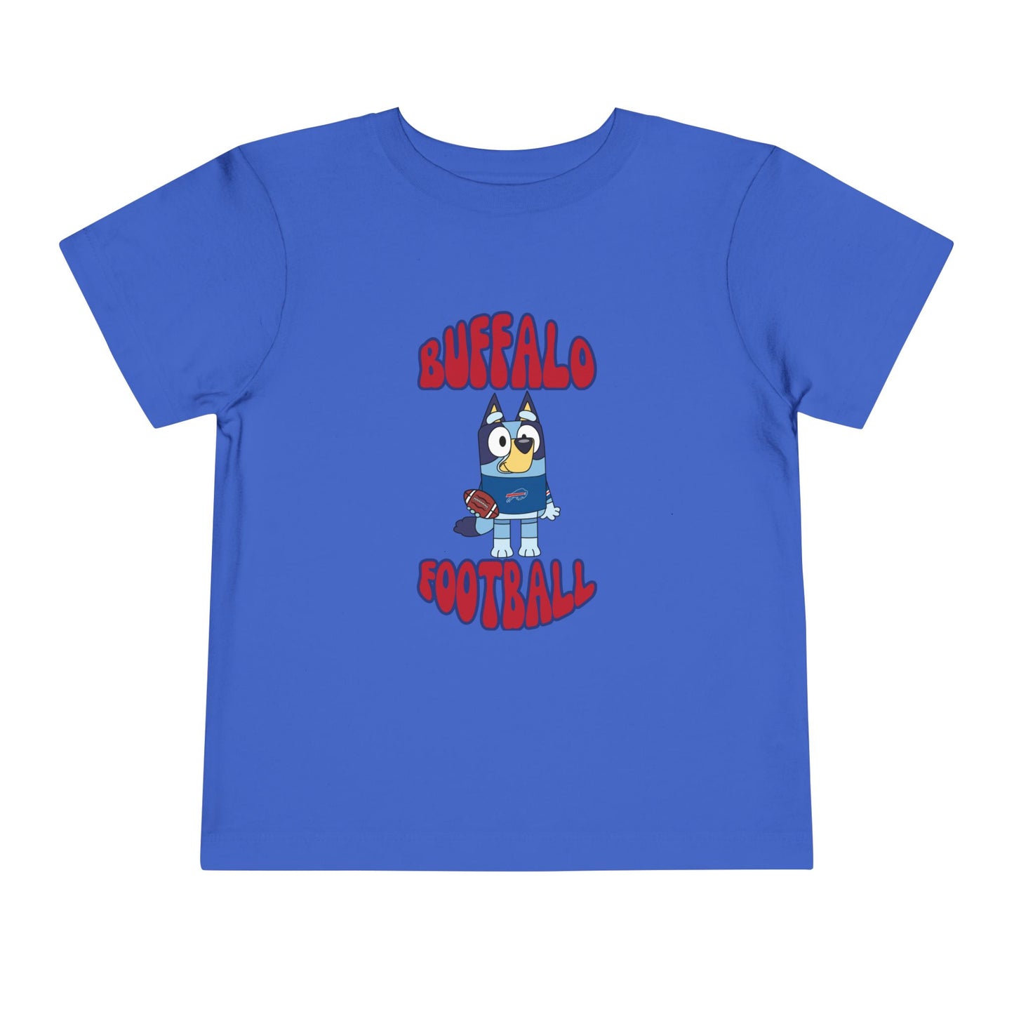 Toddler Bluey Design Buffalo Bills Football - Inspired T-Shirt