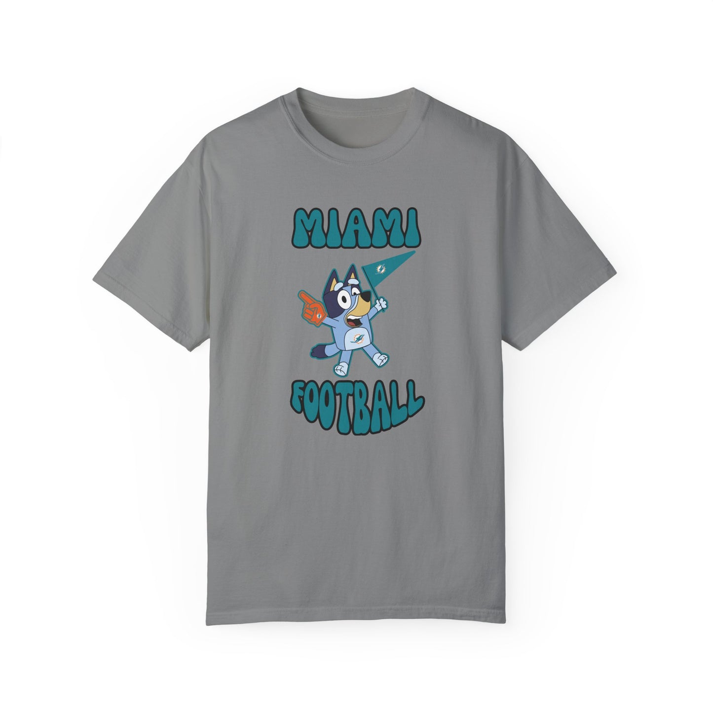 Unisex Bluey Design Miami Dolphins -Inspired T-Shirt