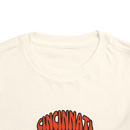 Toddler Bluey Design Cincinnati Bengals Football - Inspired T-Shirt