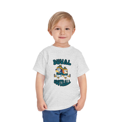 Toddler Bluey & Bingo Design Jaguars Football - Inspired T-Shirt