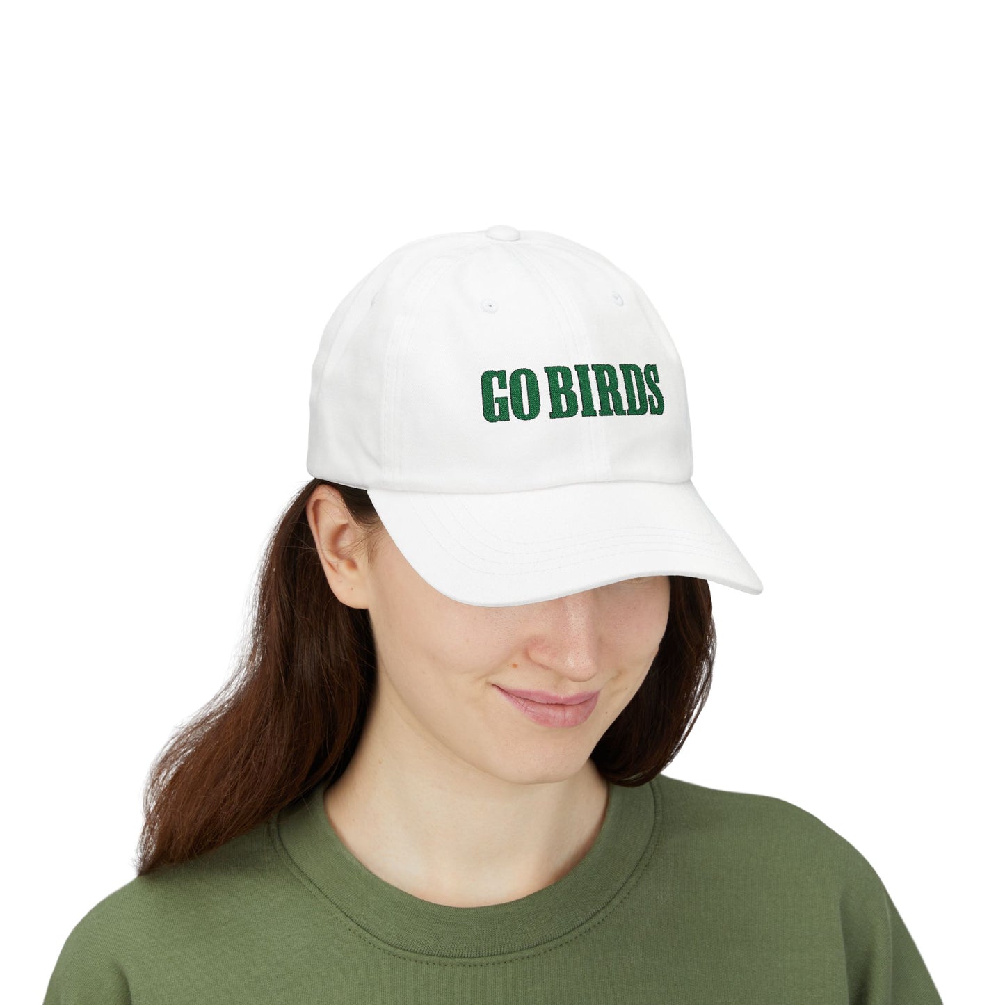 Embroidered Eagles 'Go Birds' Dad Hat