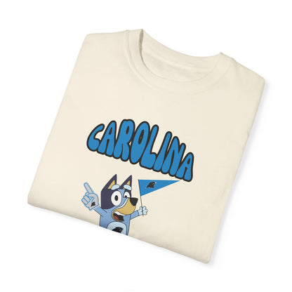 Unisex Bluey Design Carolina Panthers -Inspired T-Shirt