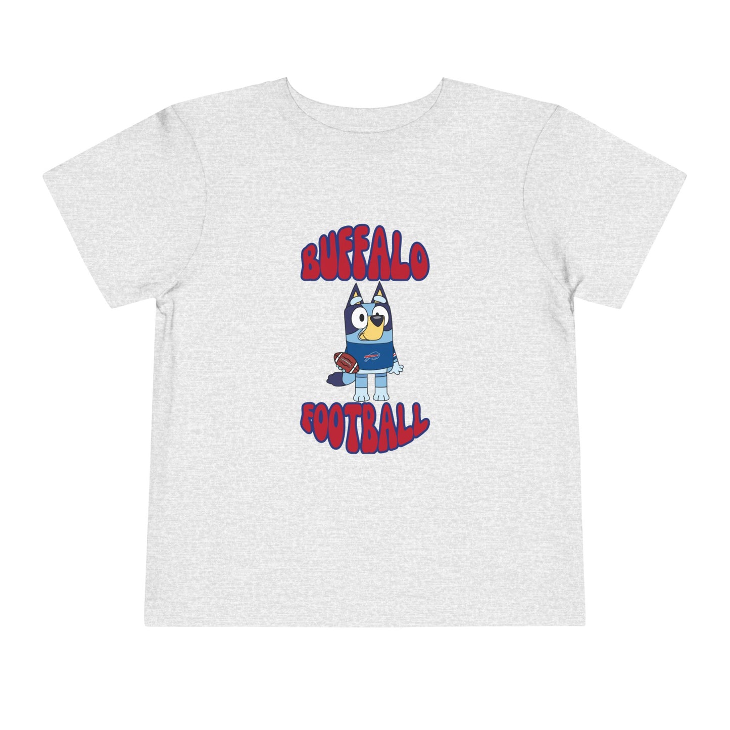 Toddler Bluey Design Buffalo Bills Football - Inspired T-Shirt