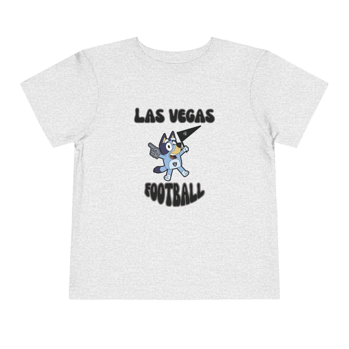 Toddler Bluey Design Las Vegas Raiders Football -Inspired T-Shirt