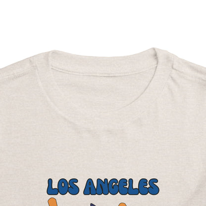 Toddler Bluey Design LA Dodgers - Inspired T-Shirt