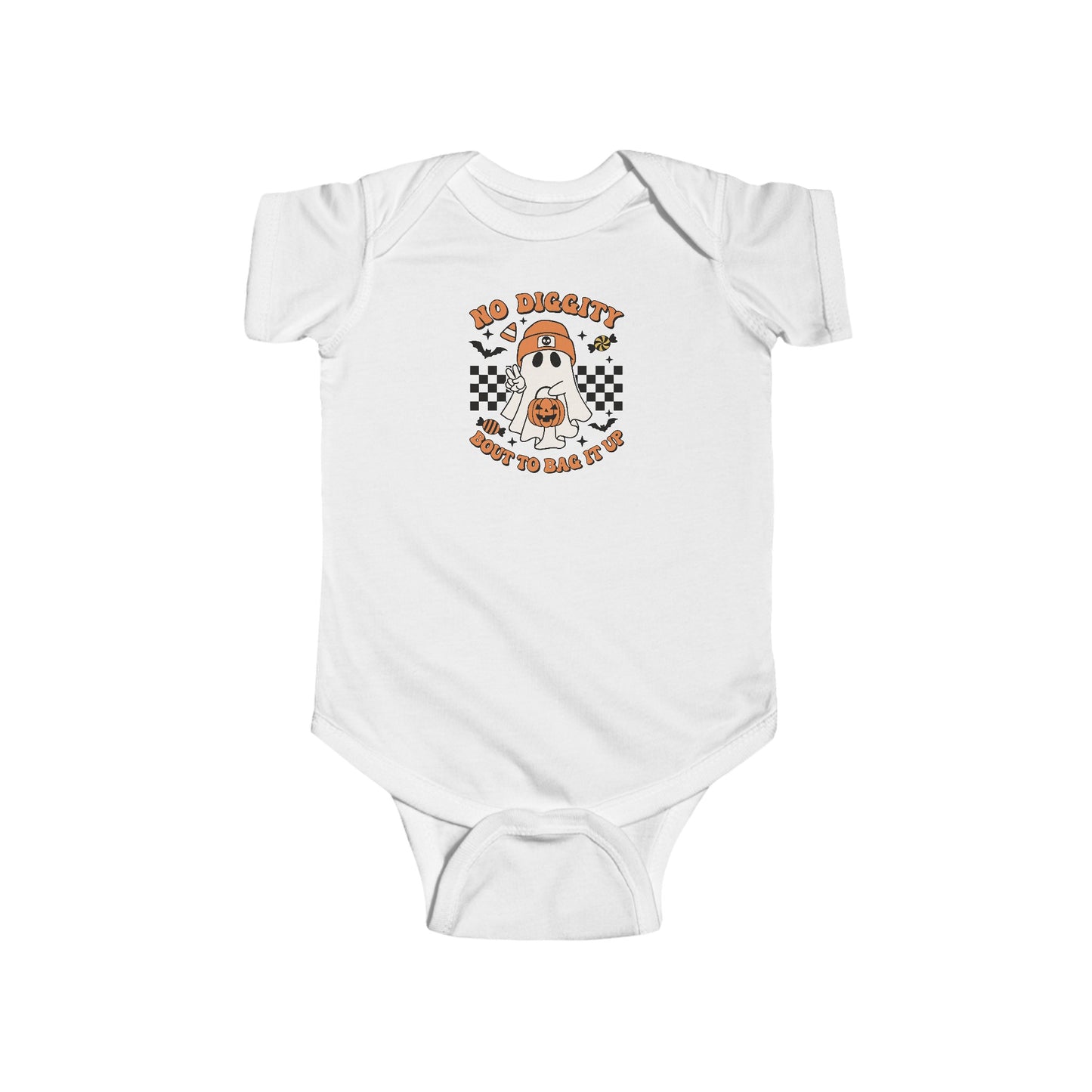 Infant Halloween No Diggity Bout To Bag It Onesie