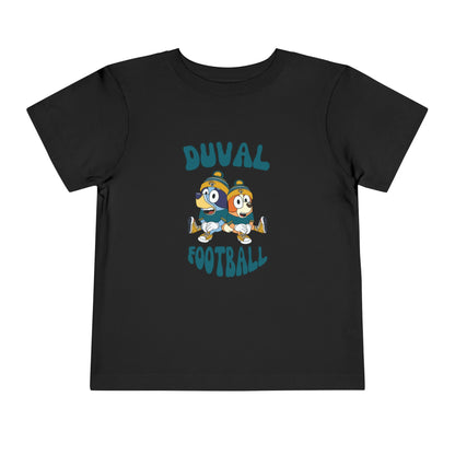 Toddler Bluey & Bingo Design Jaguars Football - Inspired T-Shirt