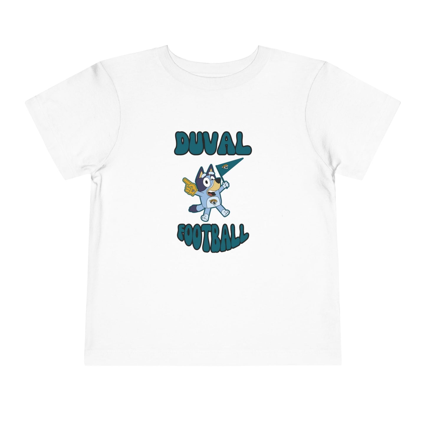 Toddler Bluey Design Jacksonville Jaguars Football -Inspired T-Shirt