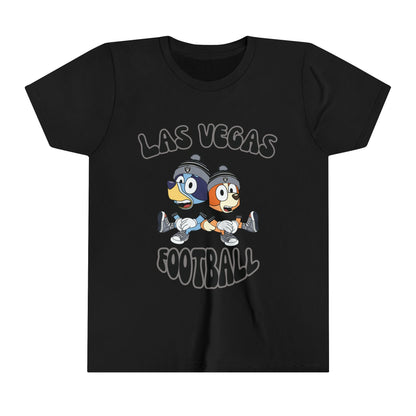 Youth Bluey & Bingo Design Raiders Football - Inspired T-Shirt