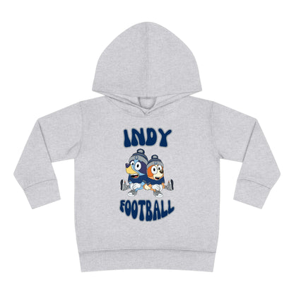 Toddler Bluey & Bingo Design Colts Football - Inspired Pullover Fleece Hoodie