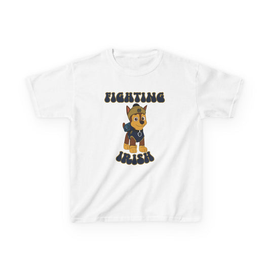 Chase Paw Patrol Fighting Irish College Football Design Youth Tee