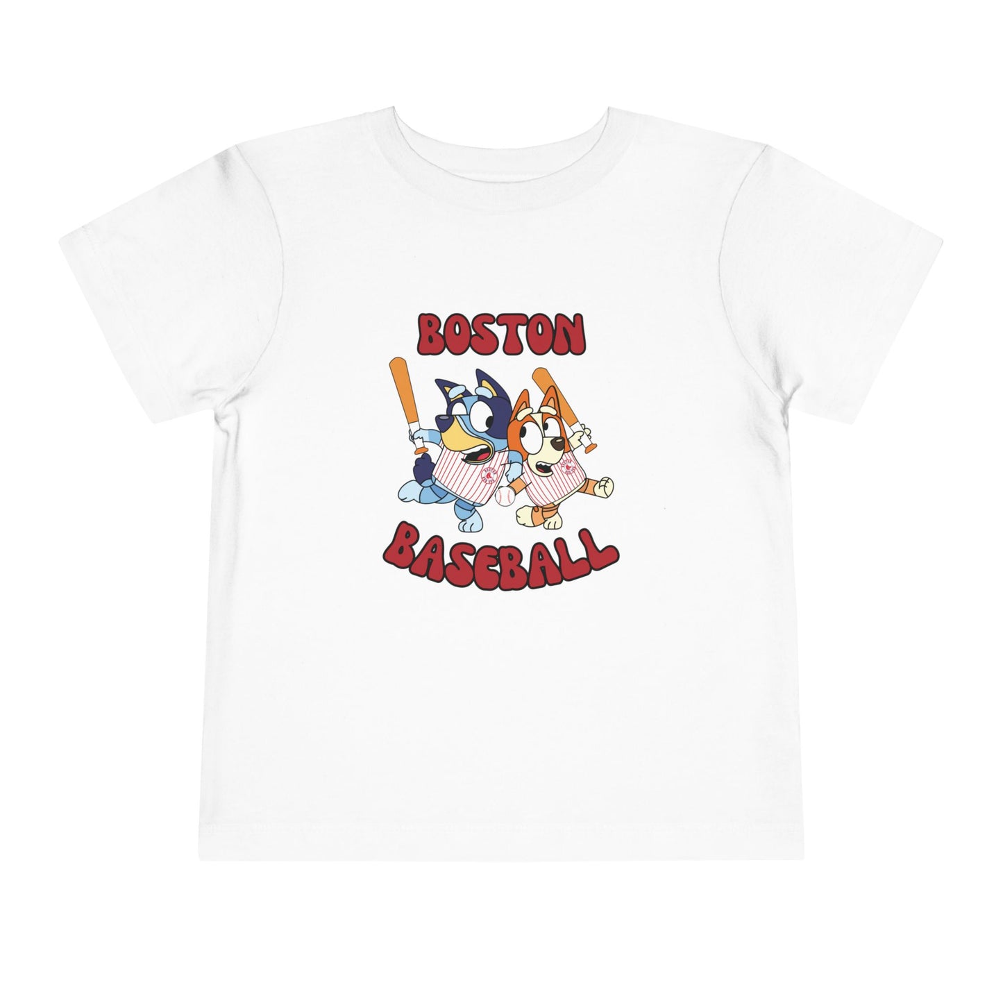 Toddler Bluey Design Boston Red Sox - Inspired T-Shirt