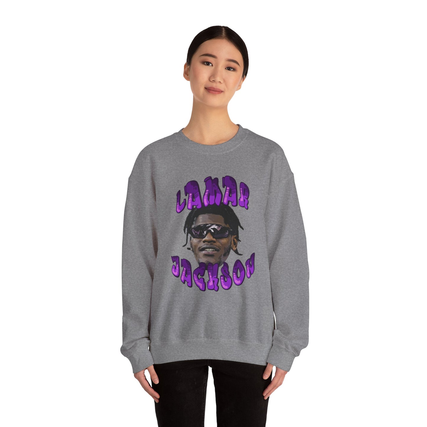 Lamar Jackson Comic Book Design Sweatshirt