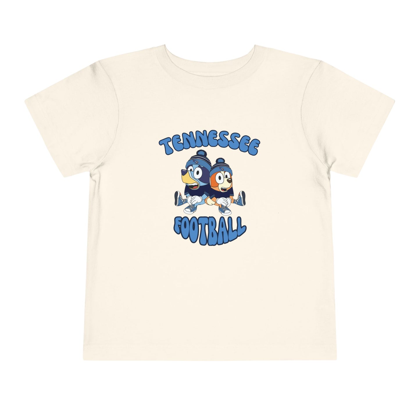 Toddler Bluey & Bingo Design Titans Football - Inspired T-Shirt