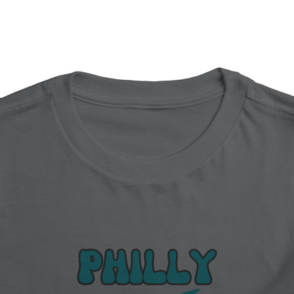 Toddler Bluey Design Philadelphia Eagles Football -Inspired T-Shirt