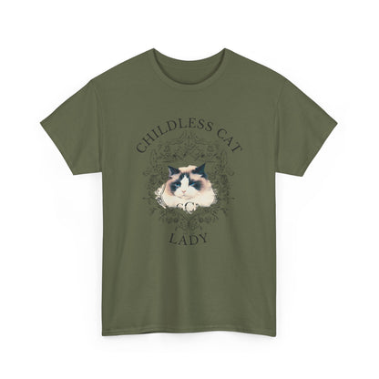 Unisex Childless Cat Lady T-Shirt