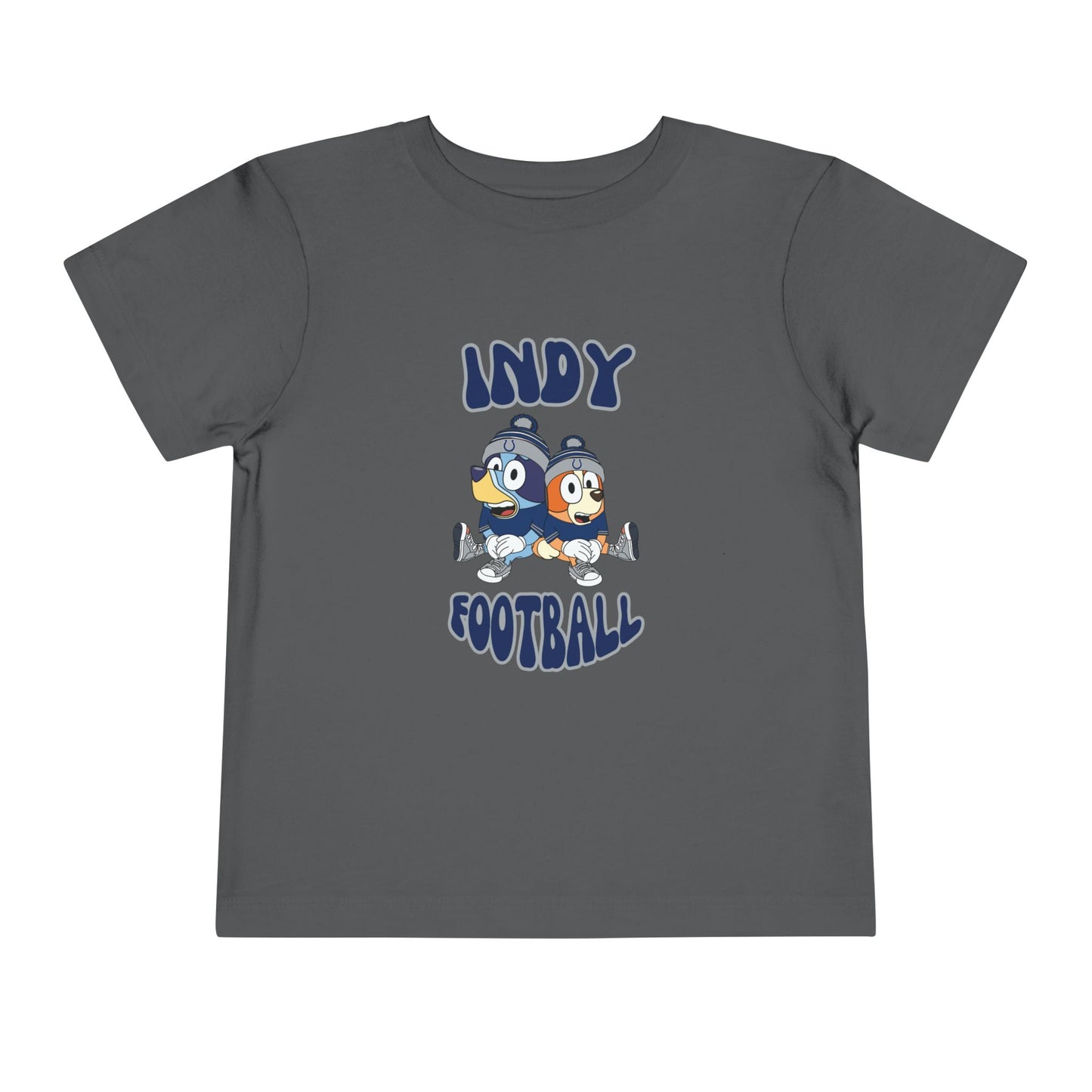 Toddler Bluey & Bingo Design Colts Football - Inspired T-Shirt