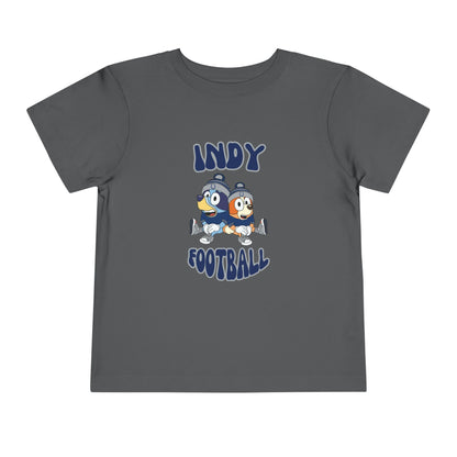 Toddler Bluey & Bingo Design Colts Football - Inspired T-Shirt