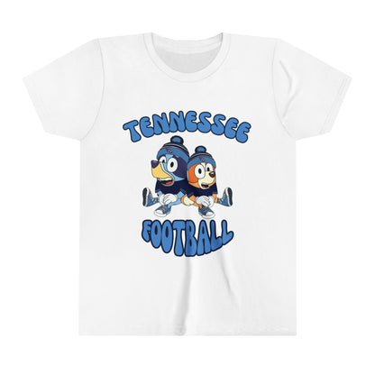 Youth Bluey & Bingo Design Titans Football - Inspired T-Shirt