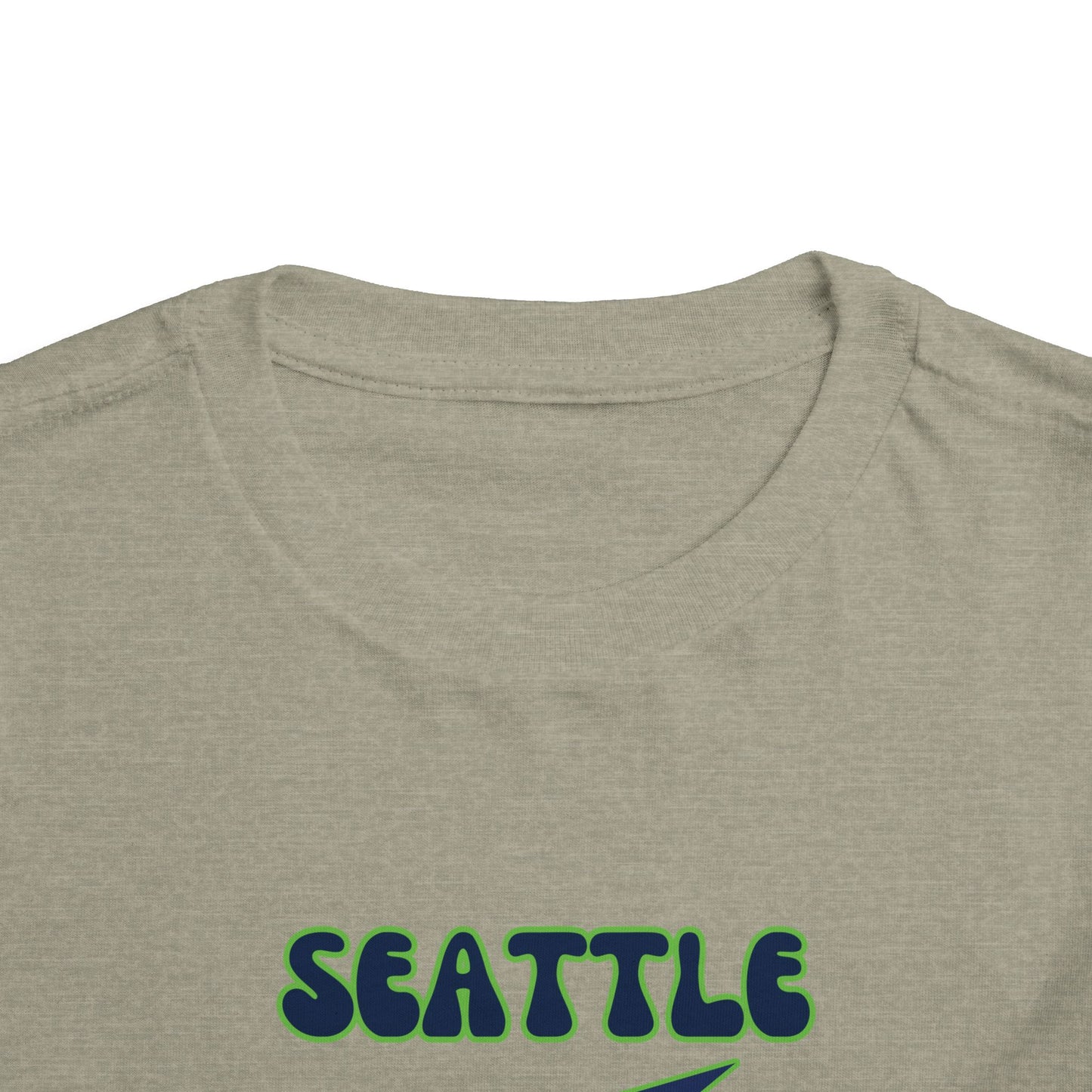 Toddler Bluey Design Seattle Seahawks Football -Inspired T-Shirt