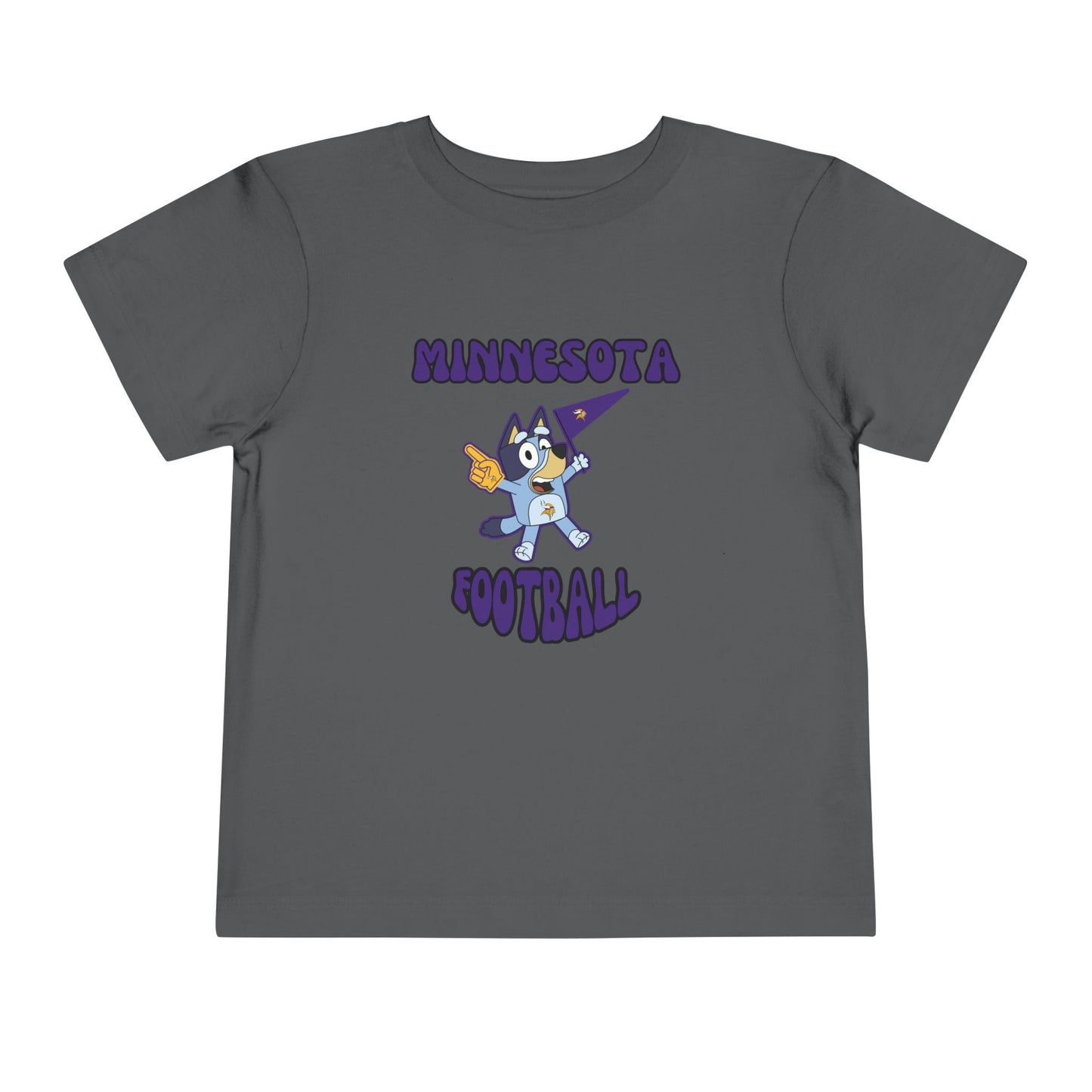 Toddler Bluey Design Minnesota Football - Inspired T-Shirt