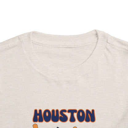 Toddler Bluey Design Houston Baseball - Inspired T-Shirt