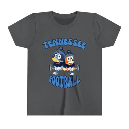 Youth Bluey & Bingo Design Titans Football - Inspired T-Shirt