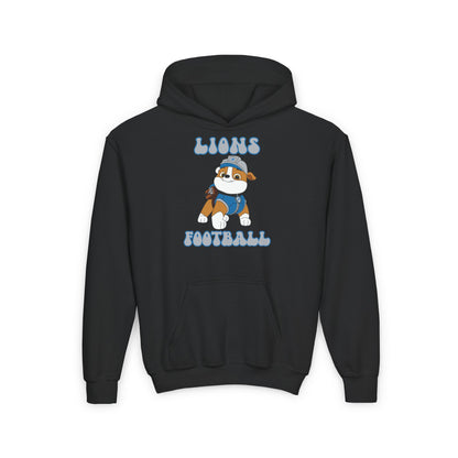 Rubble Paw Patrol Lions Football Youth Hoodie