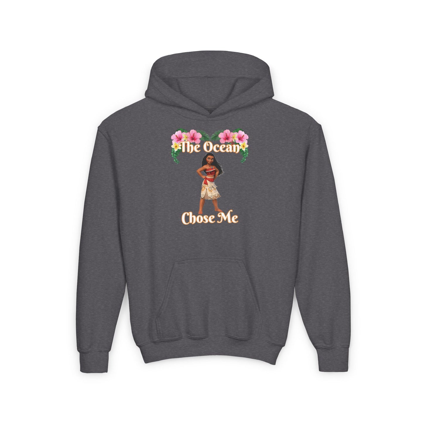 Moana Youth Hoodie - The Ocean Chose Me