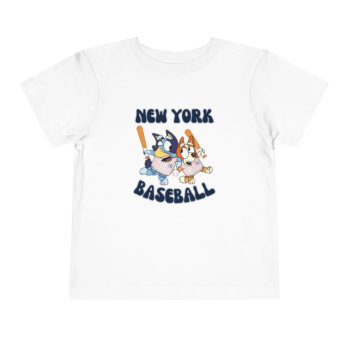 Toddler Bluey Design NY Yankees - Inspired T-Shirt