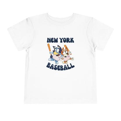 Toddler Bluey Design NY Yankees - Inspired T-Shirt