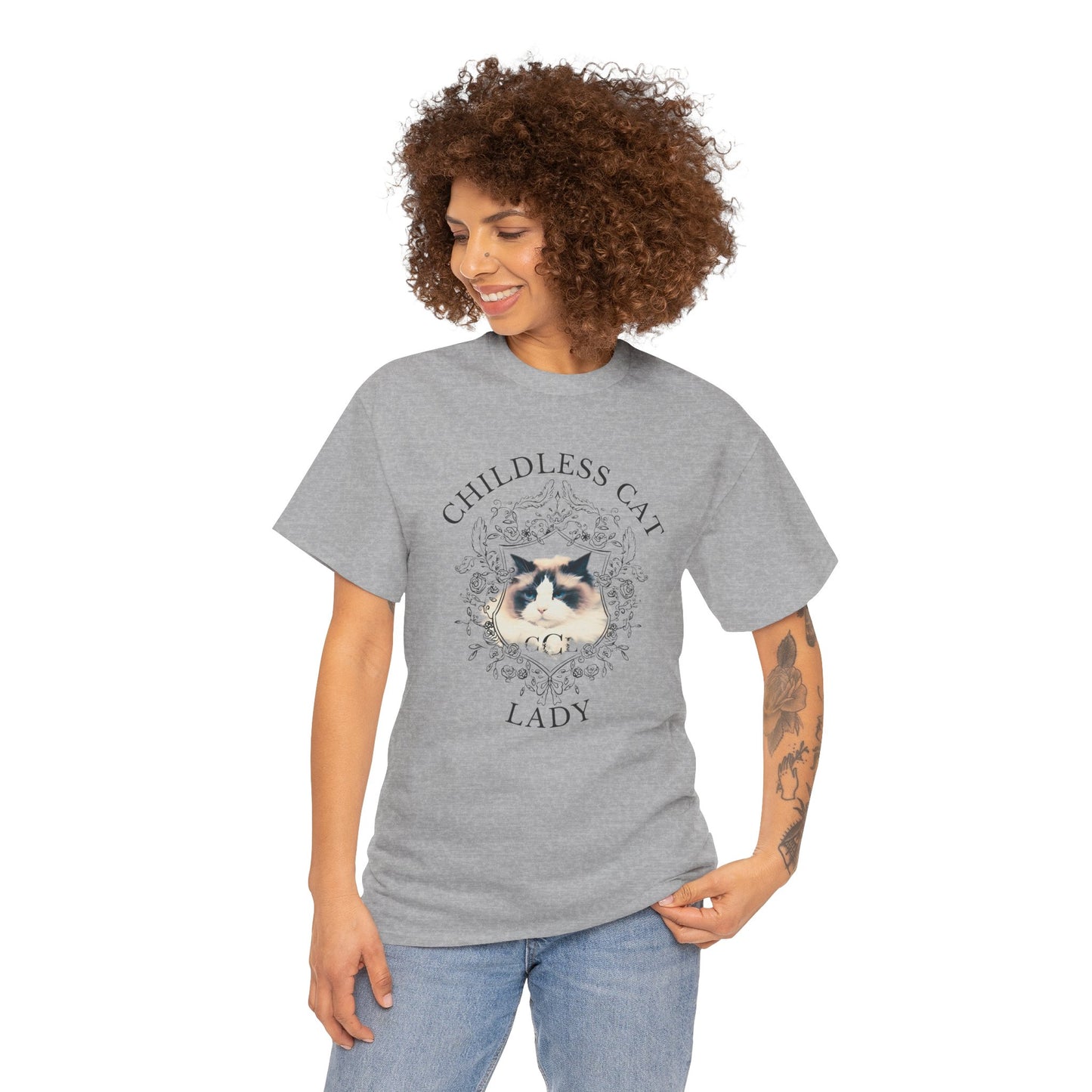 Unisex Childless Cat Lady T-Shirt