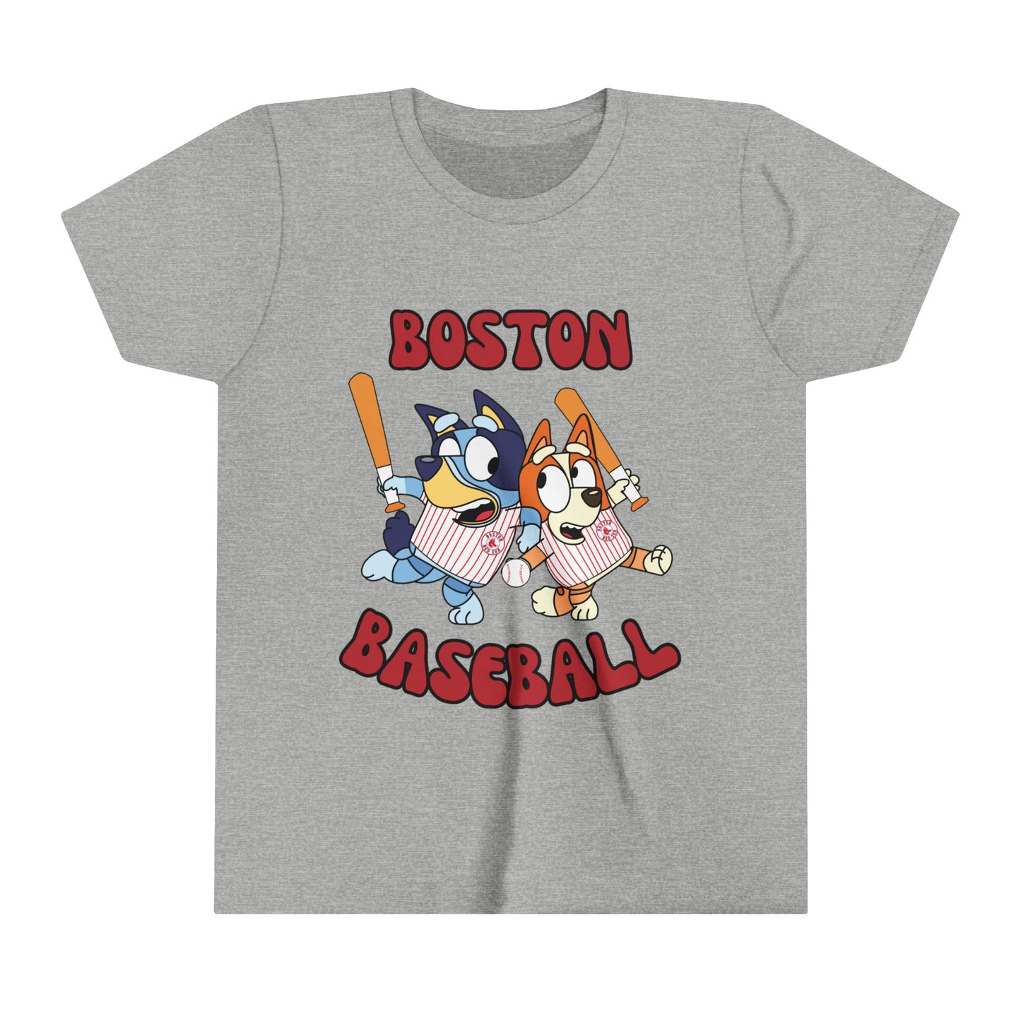 Youth Bluey Design Boston Red Sox - Inspired T-Shirt