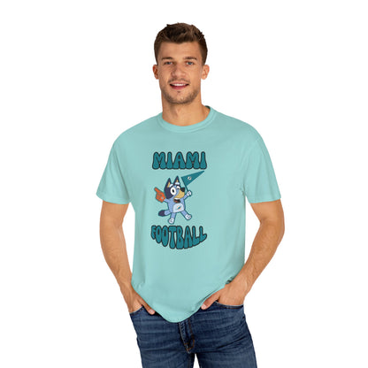 Unisex Bluey Design Miami Dolphins -Inspired T-Shirt