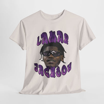 Lamar Jackson Comic Book Design Tee