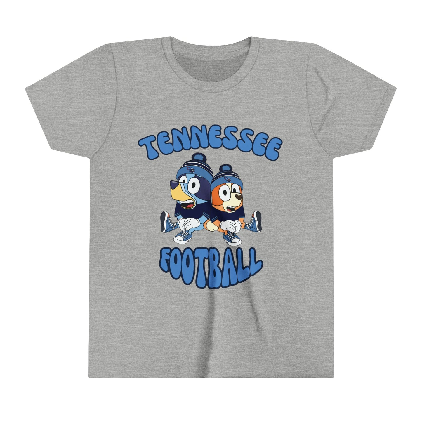 Youth Bluey & Bingo Design Titans Football - Inspired T-Shirt