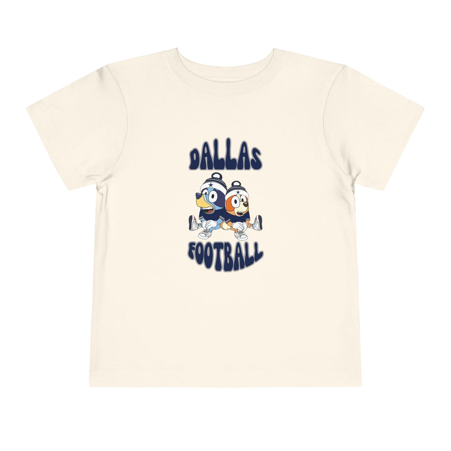 Toddler Bluey & Bingo Design Dallas Football - Inspired T-Shirt