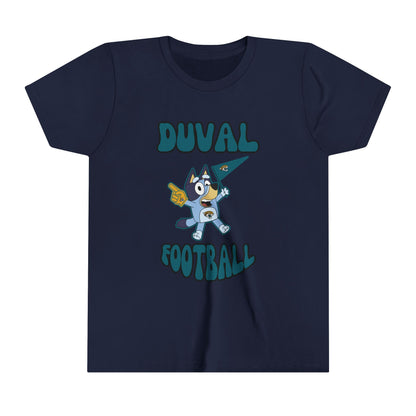 Youth Bluey Design Jacksonville Jaguars Football -Inspired T-Shirt