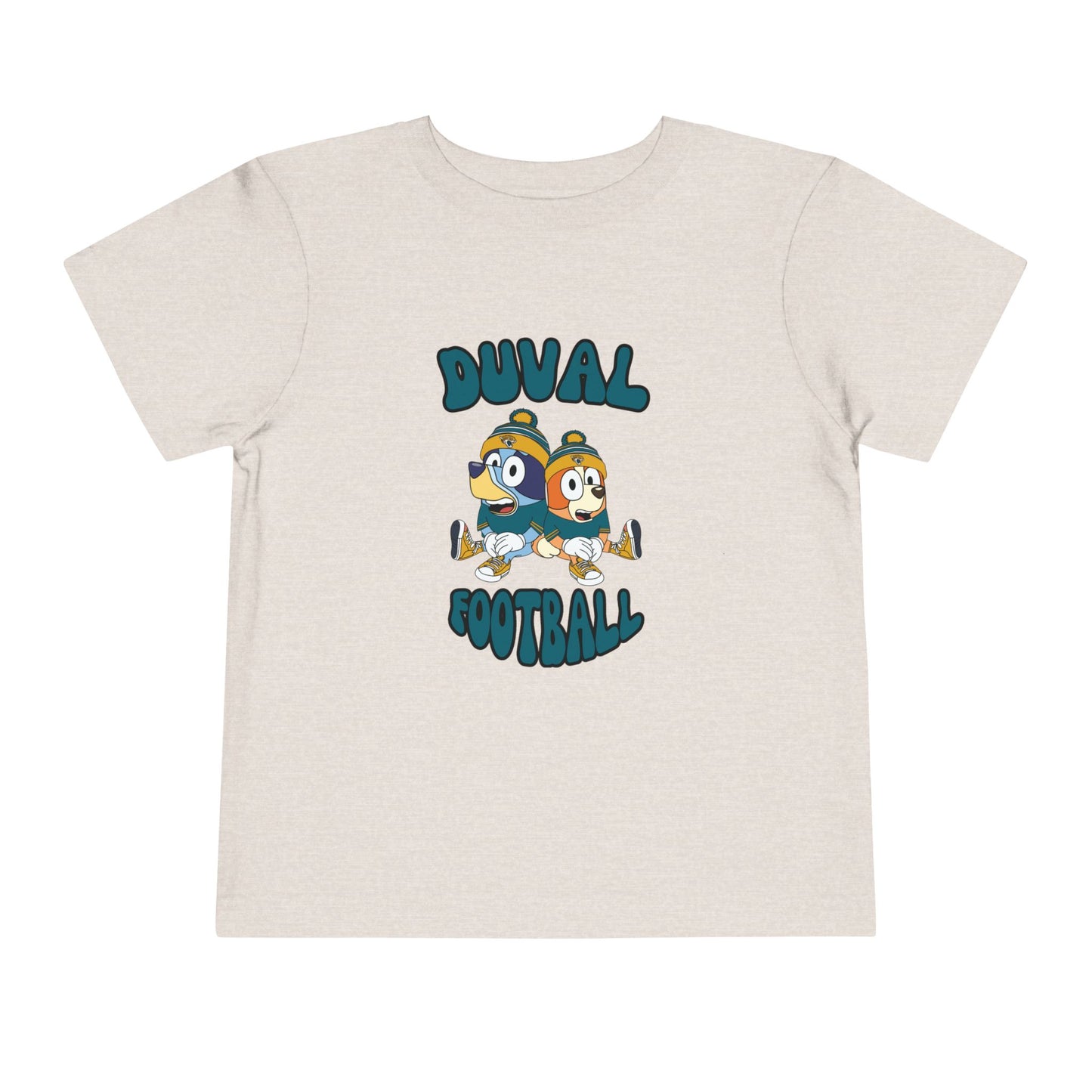 Toddler Bluey & Bingo Design Jaguars Football - Inspired T-Shirt