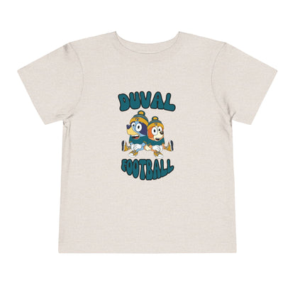 Toddler Bluey & Bingo Design Jaguars Football - Inspired T-Shirt