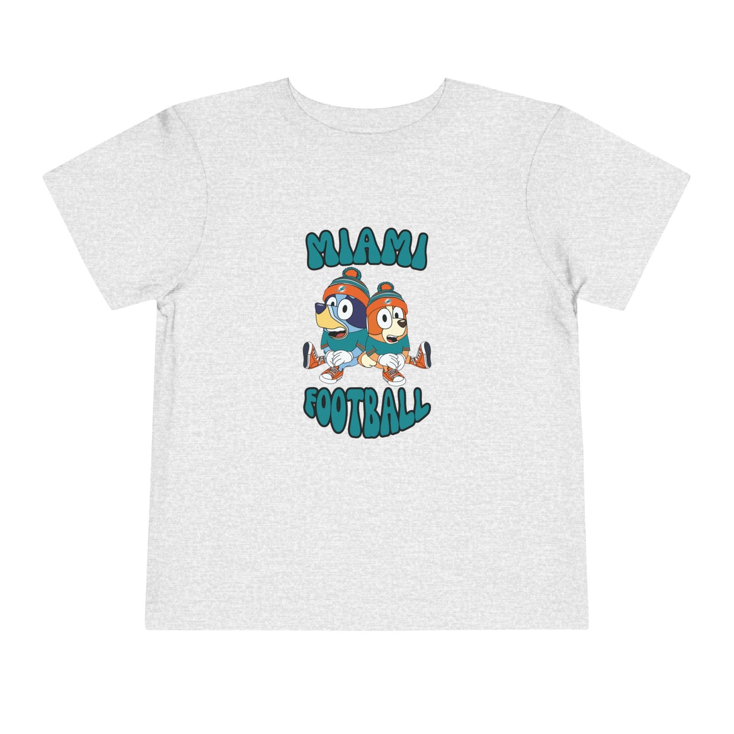 Toddler Bluey & Bingo Design Dolphins Football - Inspired T-Shirt