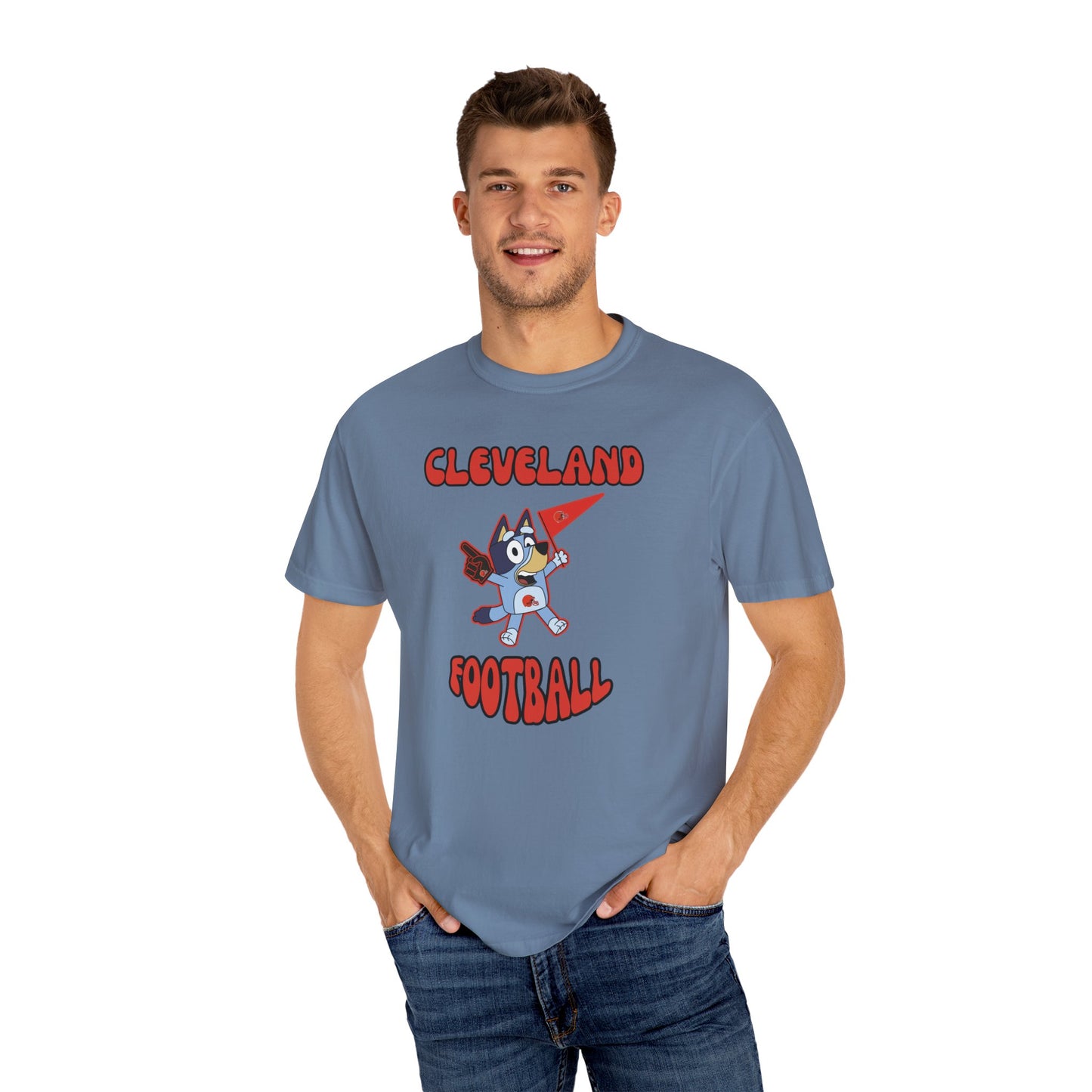 Unisex Bluey Design Cleveland Football -Inspired T-Shirt