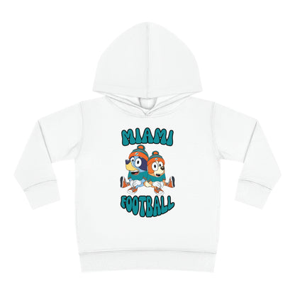 Toddler Bluey & Bingo Design Dolphins Football - Inspired Pullover Fleece Hoodie