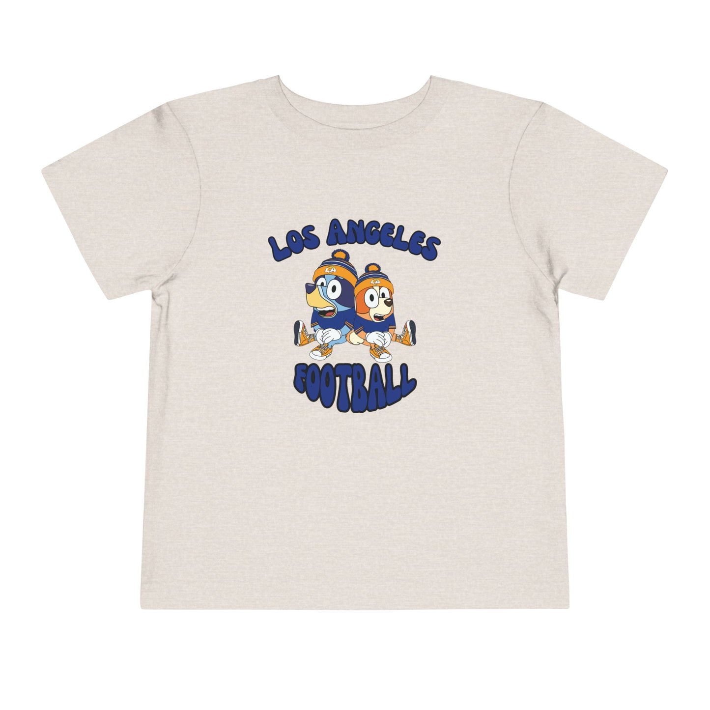 Toddler Bluey & Bingo Design Rams Football - Inspired T-Shirt