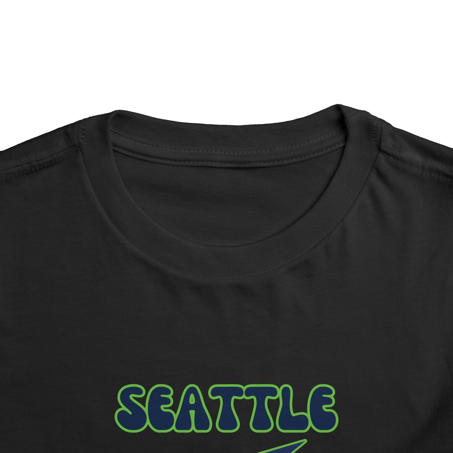 Toddler Bluey Design Seattle Seahawks Football -Inspired T-Shirt