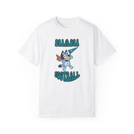 Unisex Bluey Design Miami Dolphins -Inspired T-Shirt