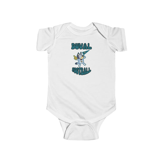 Infant Bluey Design Jacksonville Jaguars Football -Inspired Bodysuit