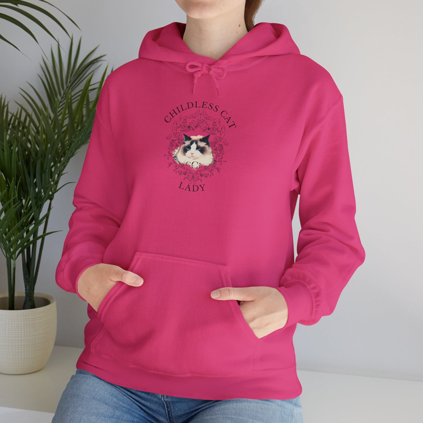 Unisex Childless Cat Lady Hoodie