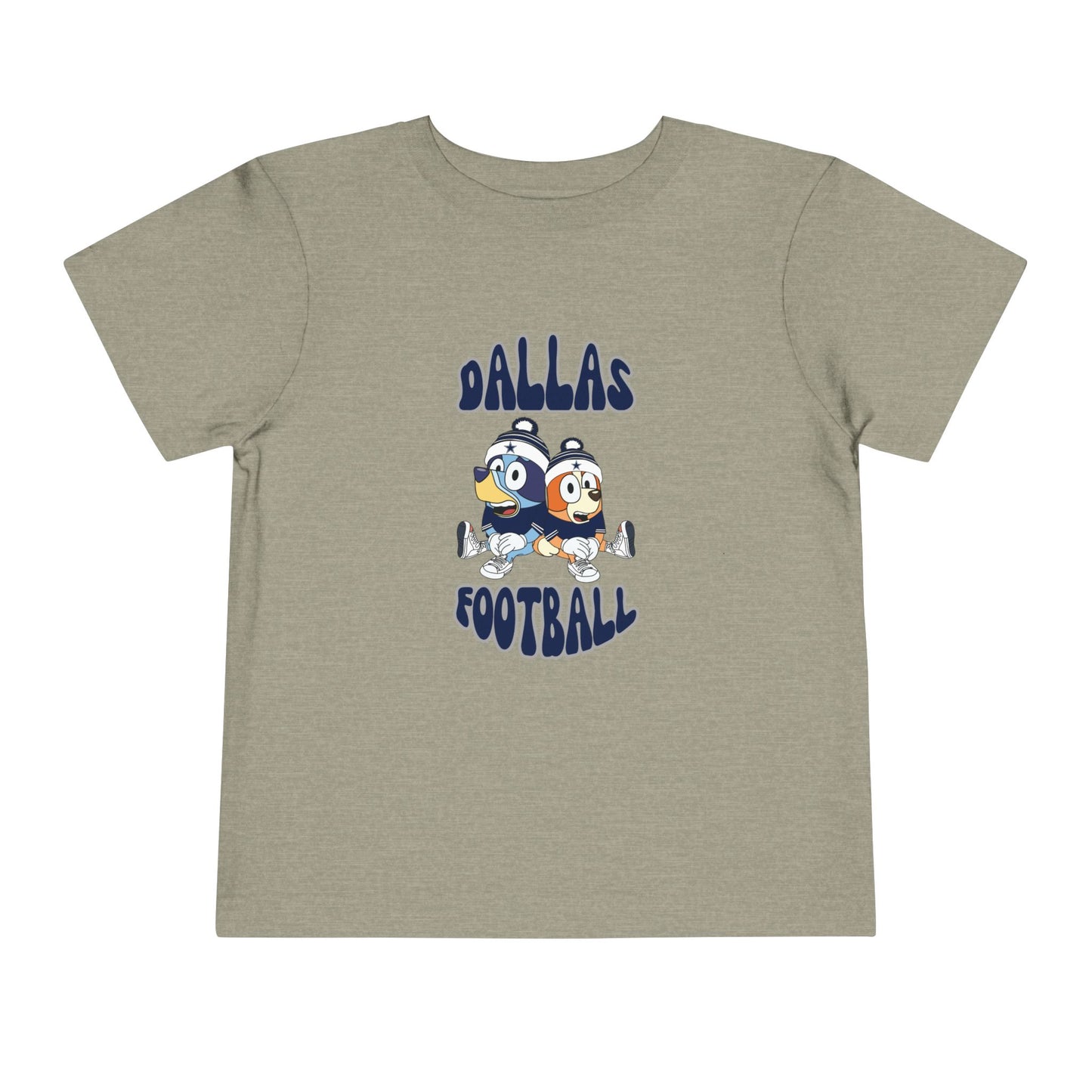 Toddler Bluey & Bingo Design Dallas Football - Inspired T-Shirt